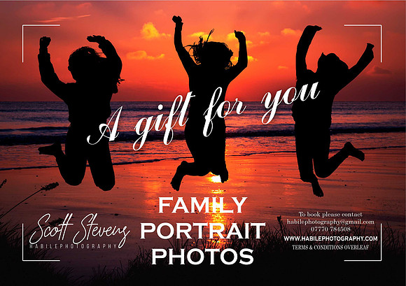 Photo portrait gift voucher