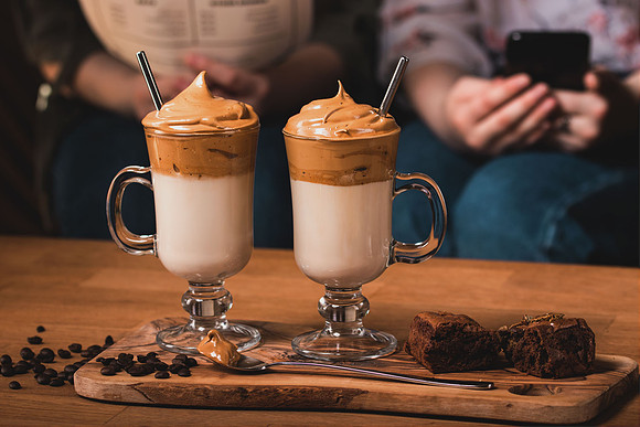 Dalgona coffee for two by HabilePhotography
