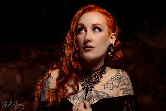 Bethany - Low key portrait